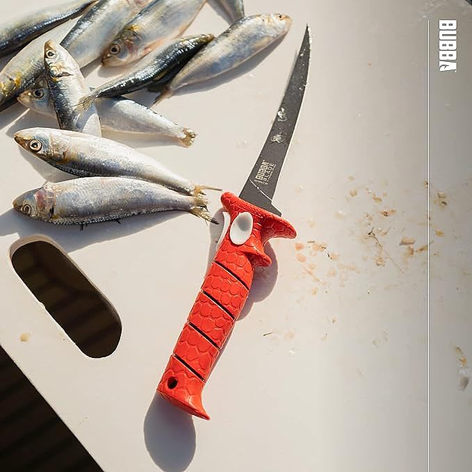 Bubba BB1-7F 7 Inch Tapered Flex Fillet Fishing Knife 