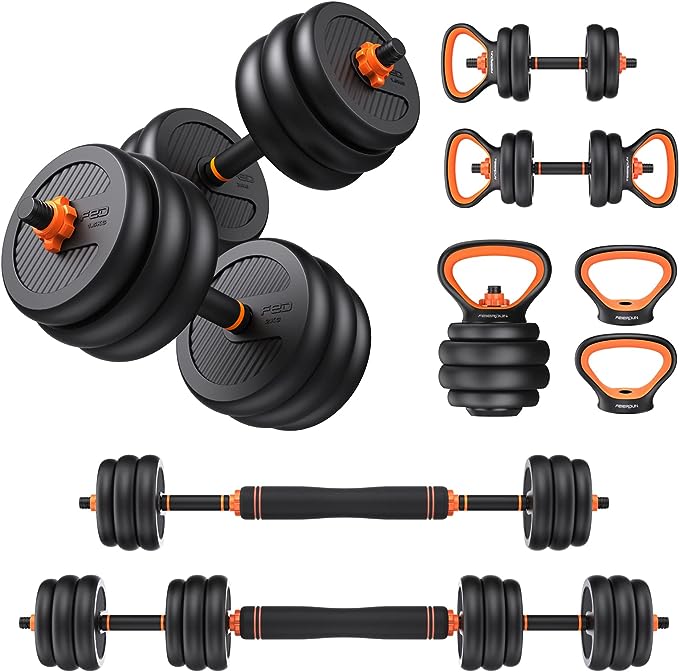 : FEIERDUN Adjustable Dumbbells - Versatile and Customizable Strength Training