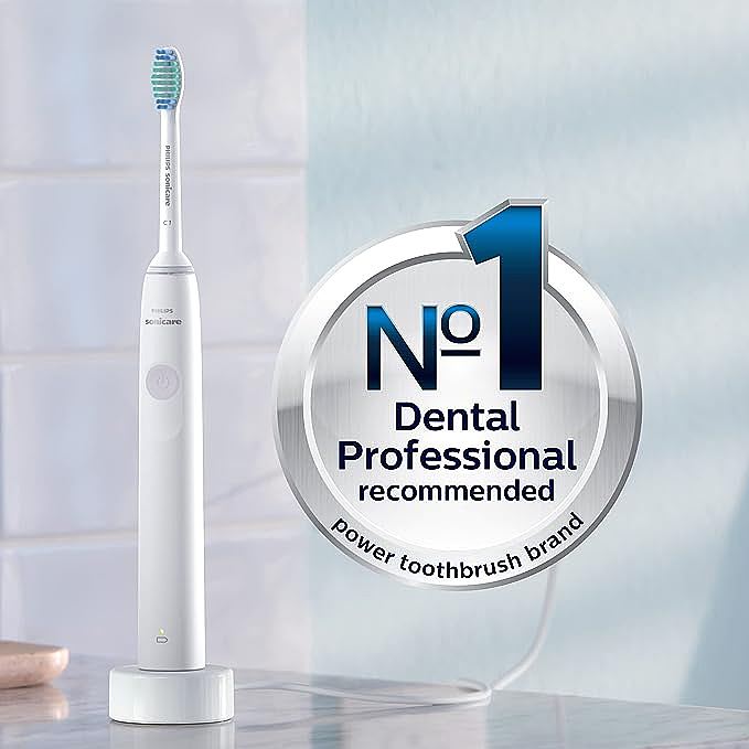  PHILIPS HX3641/02 Sonicare 1100 Power Toothbrush, Rechargeable Electric Toothbrush  