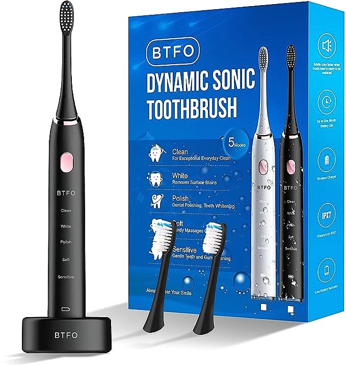 BTFO 1741-01 Sonic Electric Toothbrush - An Affordable and Effective Clean