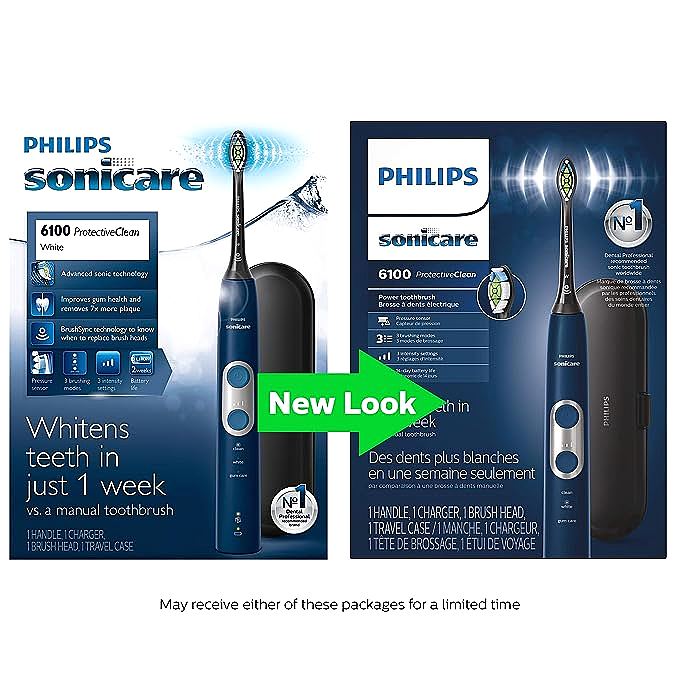  Philips Sonicare ProtectiveClean 6100 Rechargeable Electric Power Toothbrush  