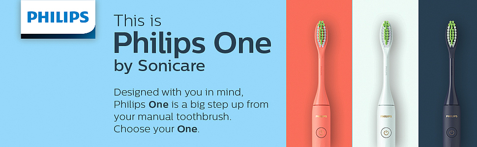  Philips HY1100/04 One by Sonicare Battery Toothbrush     