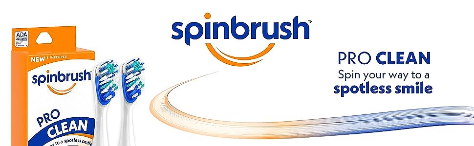  Spinbrush Pro Clean Battery Toothbrush for Adults   