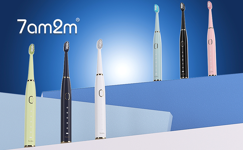  7AM2M Sonic Electric Toothbrush for Adults and Kids     