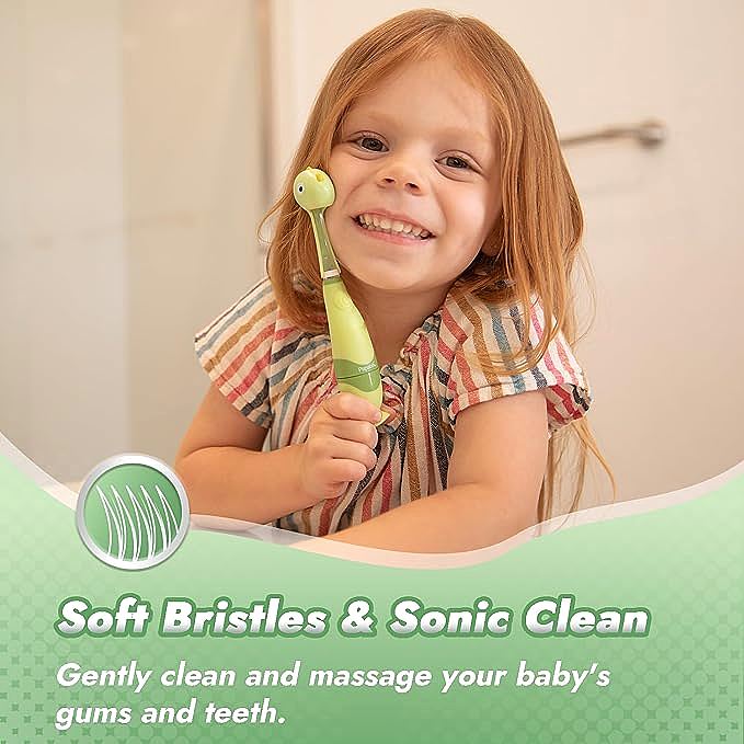  Papablic Toddler Sonic Electric Toothbrush for Ages 1-3 Years    