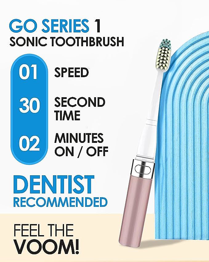  Voom Sonic VM-20700 Go 1 Series Travel Electric Toothbrush   