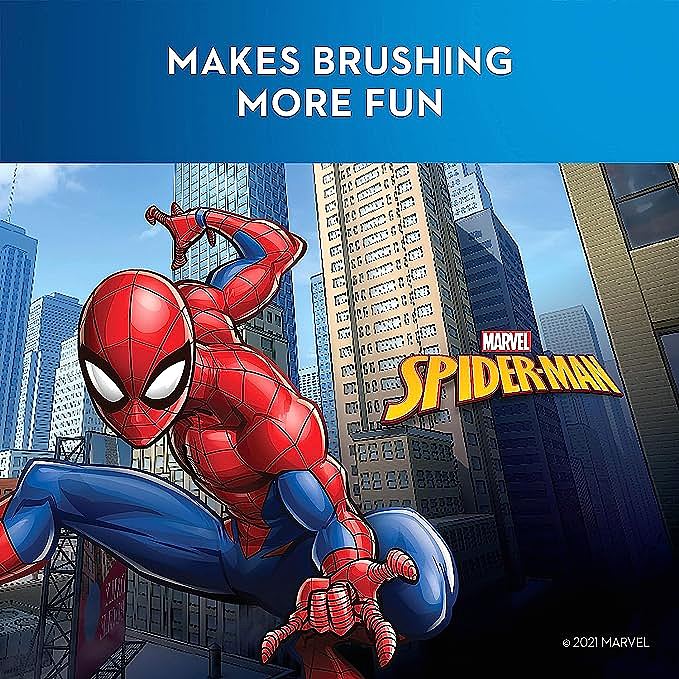  Oral-B Kids Electric Toothbrush Featuring Marvel's Spiderman   