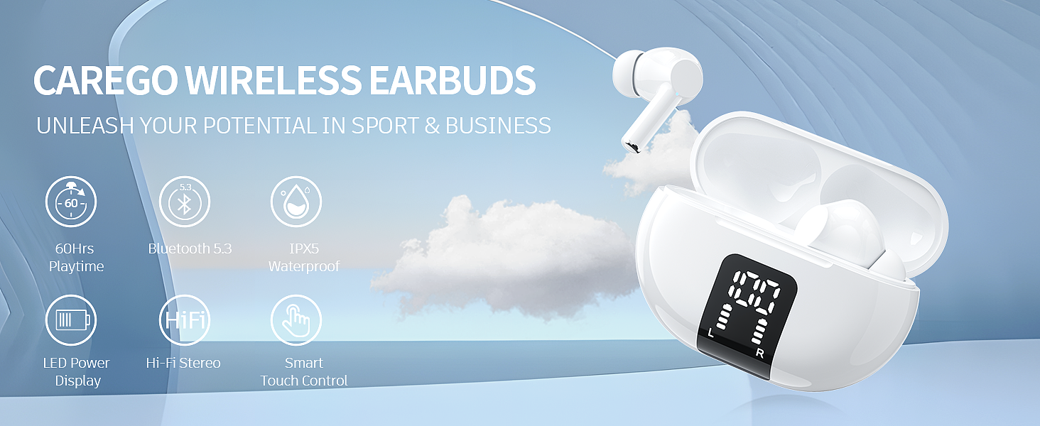  Carego Y42 Pro Wireless Earbuds     