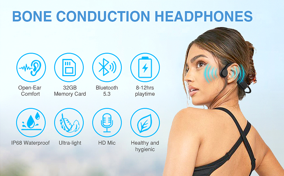  Hamuti X7 Bone Conduction Headphones        