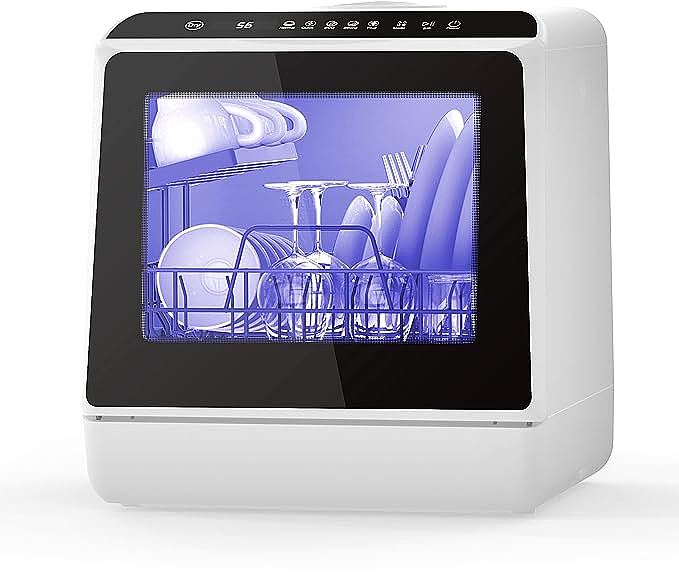 COMFEE' CDC17P2AWW Countertop Dishwasher: A Powerful Cleaning Sidekick for  Small Households 