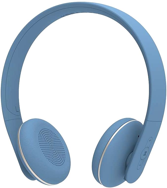KREAFUNK aHEAD2 Ahead Wireless Bluetooth On-Ear Headphones - Stylish Sound with Active Noise Cancellation