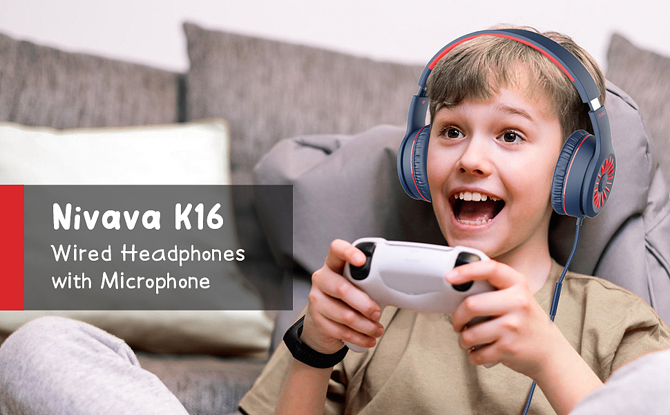  NIVAVA K16 Wired Headphones   