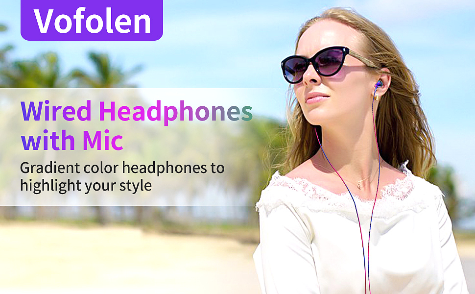  Vofolen Wired Headphones  