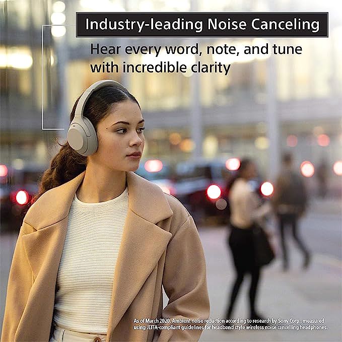  Sony WH-1000XM4 Wireless Premium Noise Canceling Overhead Headphones   