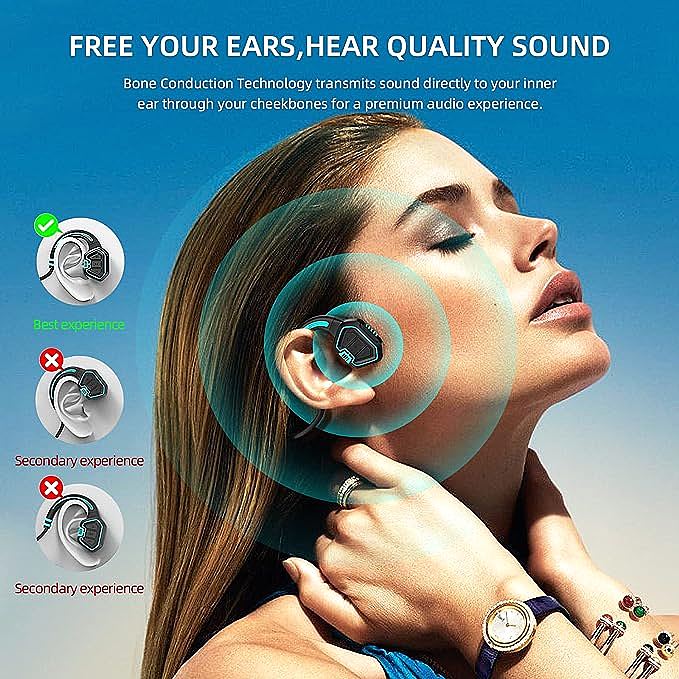  OUFUNI SBCH-B Swimming Bone Conduction Headphones   