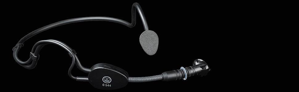 AKG Pro Audio C544 L High-Performance Sports Head-Worn Condenser Microphone 