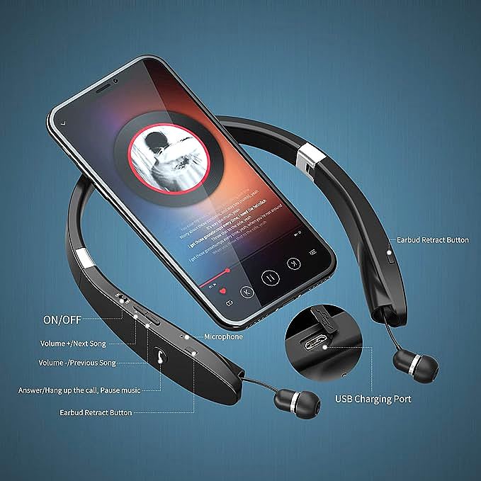  AMORNO SX-991 Foldable Bluetooth Headphones    