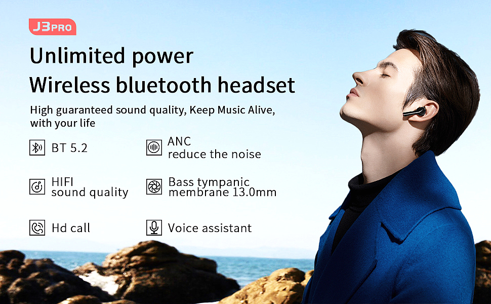  Asyin JXH-J3 PRO True Bluetooth EarBuds  