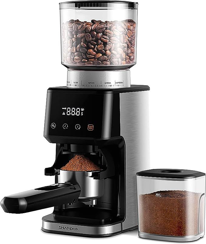 SHARDOR BD-CG018 Conical Burr Coffee Grinder - Excellent Grinder for Espresso and Other Brews