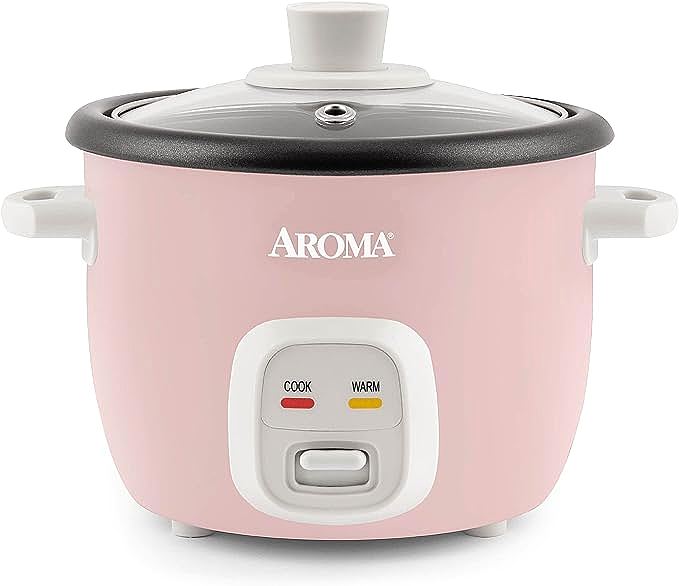 Aroma Housewares ARC-302NGP 4-Cup Rice Cooker - Compact and Convenient for Small Households
