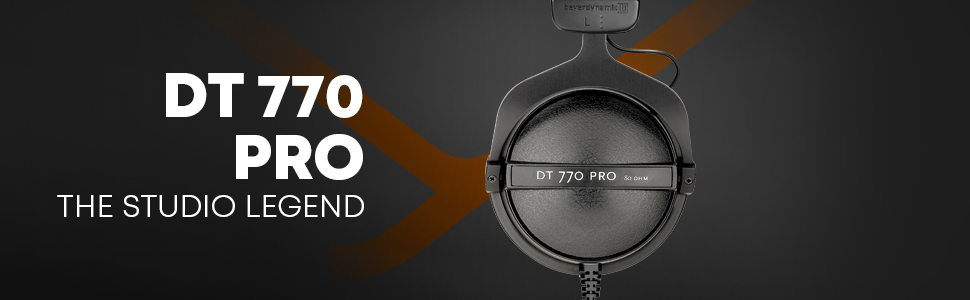  beyerdynamic DT 770 PRO 80 Ohm Over-Ear Studio Headphones      