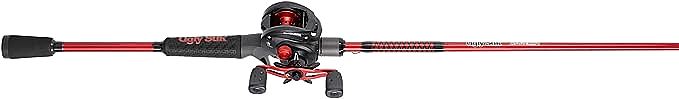  Ugly Stik Carbon Low Profile Baitcast Reel and Fishing Rod Combo  