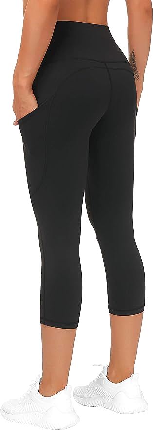  THE GYM PEOPLE Thick High Waist Yoga Pants with Pockets   