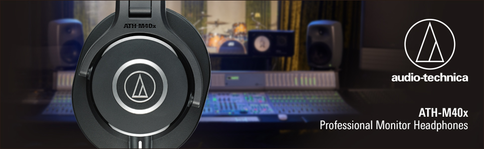  Audio-Technica ATH-M40x Professional Studio Monitor Headphone    