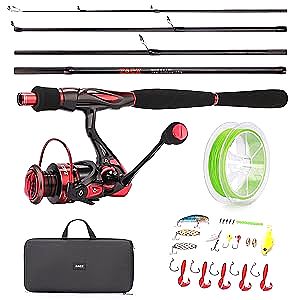  ZACX Fishing Rod and Reel Combos  