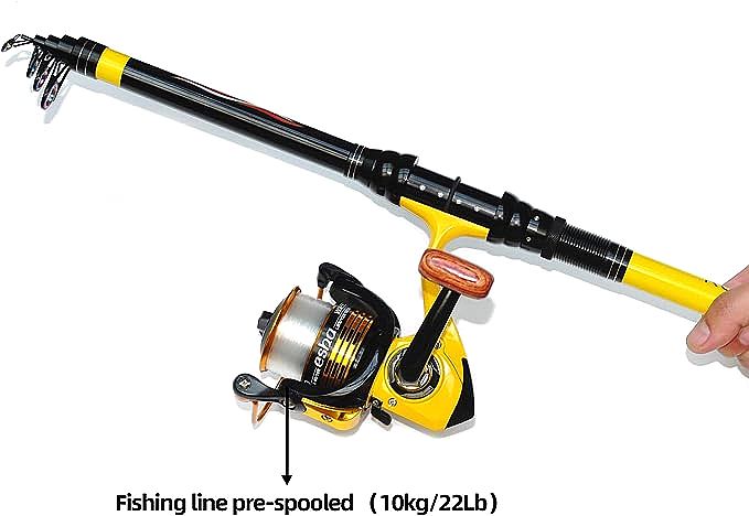  Richcat Fishing Rod and Reel Combo 