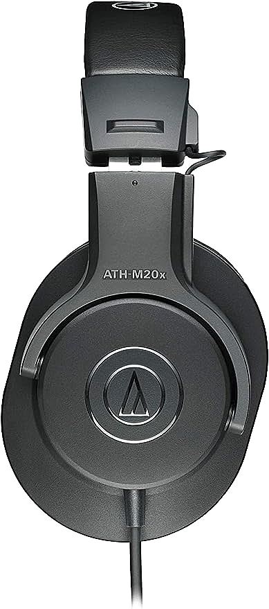  Audio-Technica ATH-M20X Professional Studio Monitor Headphones  