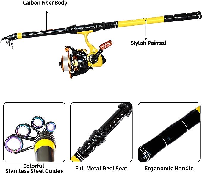  Richcat Fishing Rod and Reel Combo  