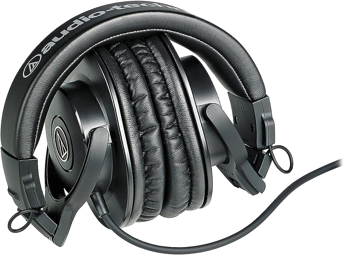  Audio-Technica ATH-M30x Professional Studio Monitor Headphones  