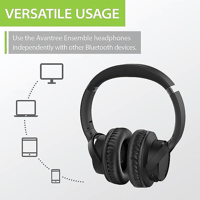   Avantree Ensemble Wireless Over-Ear Headphones    