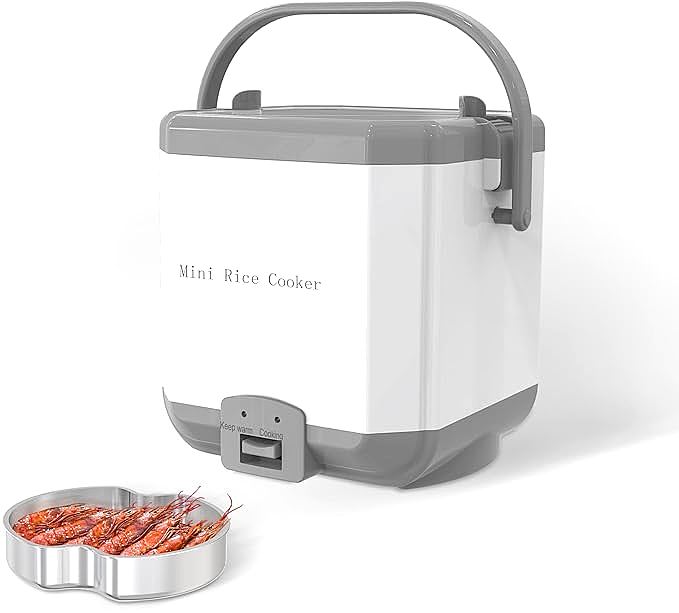 Hoolihi Mini Rice Cooker  - Compact and Portable Rice Cooker for Travel