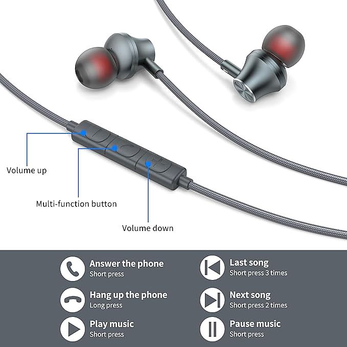  USB U15G C Wired Headphones   