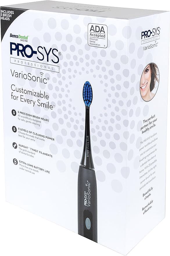  PRO-SYS VarioSonic Rechargeable Power Electric Toothbrush,   