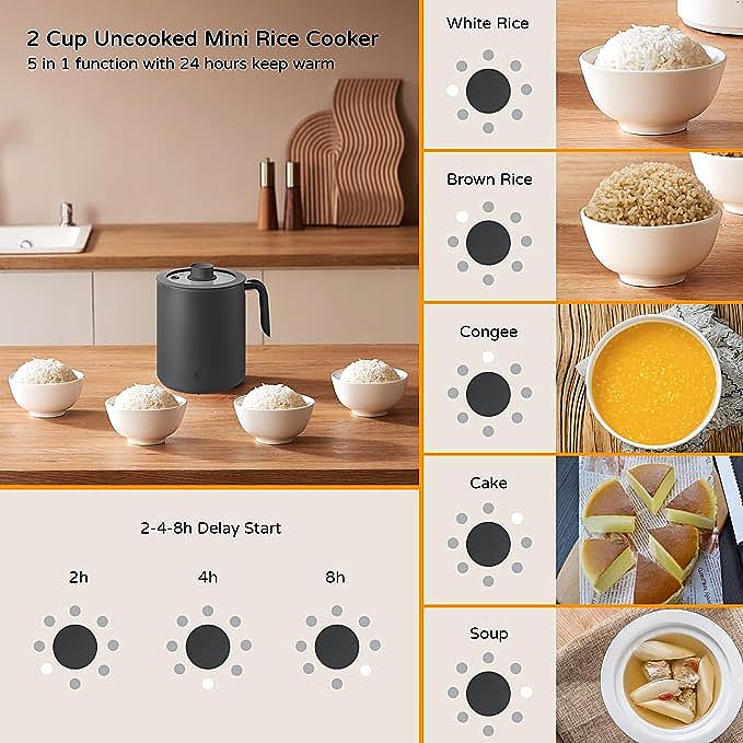  OCTAVO 2 Cup Rice Cooker   