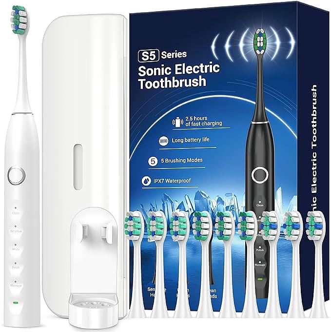 Fronix Sonic Electric Toothbrush - A Powerful and Effective Electric Toothbrush for Deep Cleaning