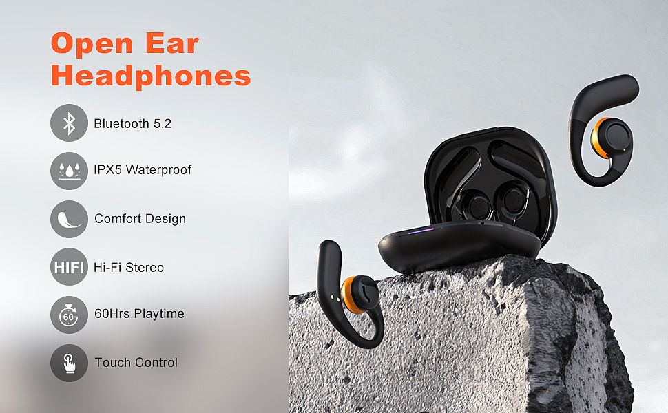  Jzones CT11 Open Ear Headphones     