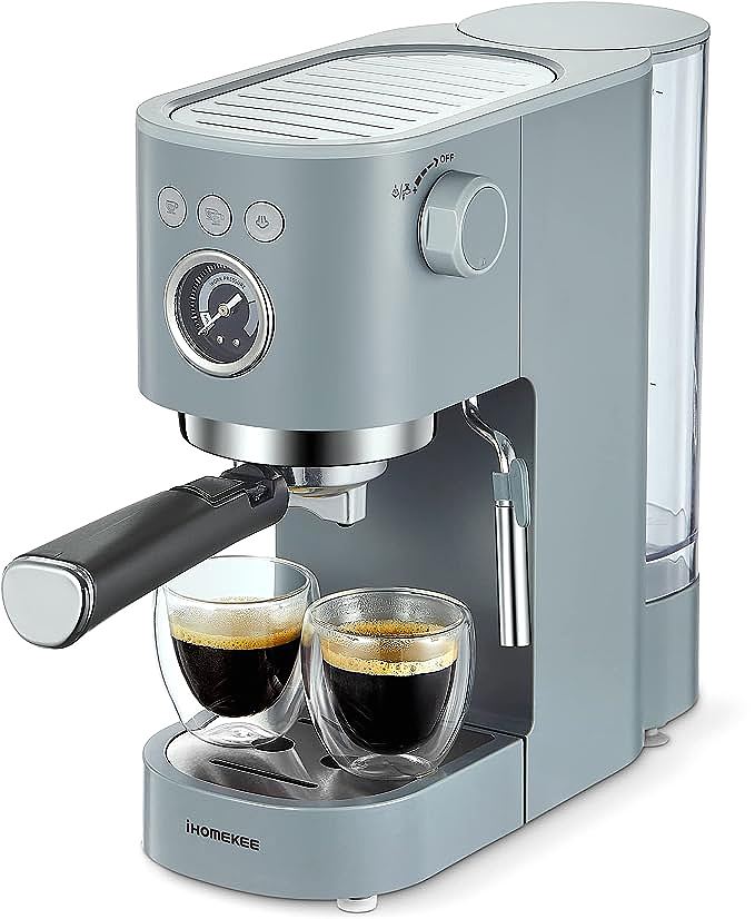Ihomekee CM6927 15 Bar Espresso Coffee Machine : An Affordable and Versatile Espresso Machine for Home Brewing