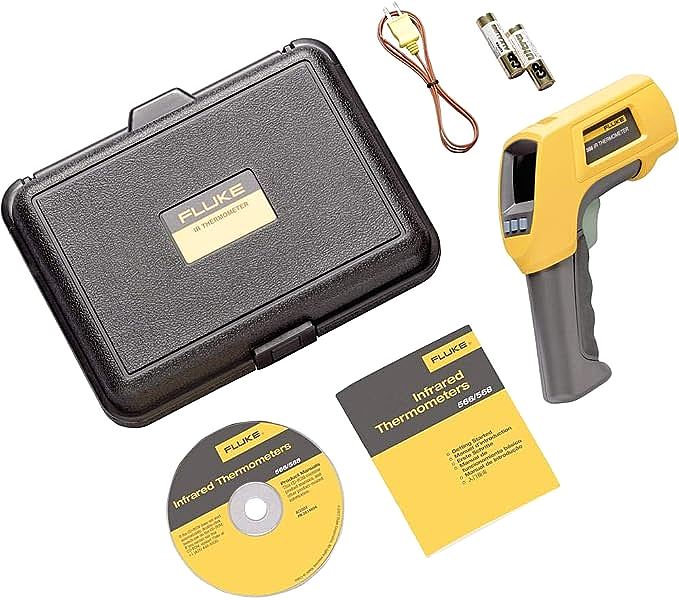  Fluke 566 Thermal Infrared and Contact Thermometer 