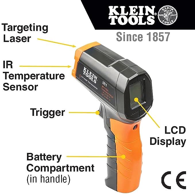  Klein Tools IR1 Infrared Thermometer   