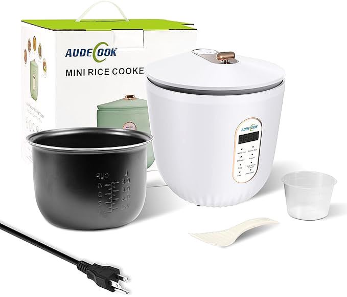 Audecook Mini Rice Cooker: The Perfect Small Rice Cooker for Individuals and Small Families