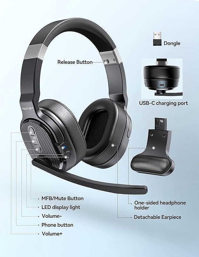  TECKNET TK-HS005 Bluetooth Headset   