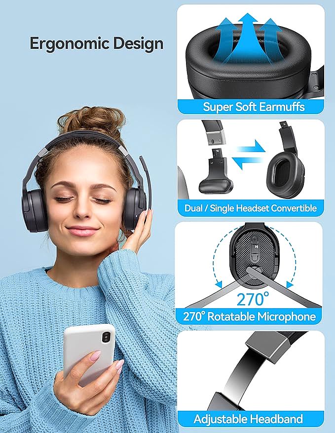  TECKNET TK-HS005 Bluetooth Headset 