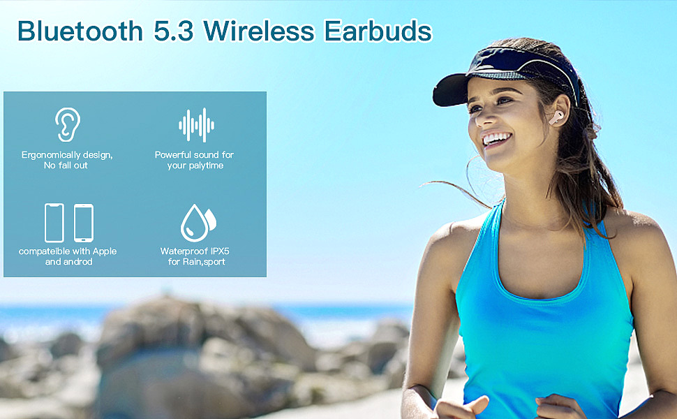  bakibo F18 Wireless Earbuds       