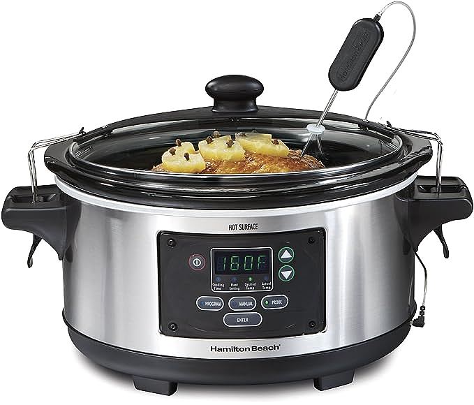 Hamilton Beach 33969A 6 Quart Programmable Slow Cooker: Convenient and Customizable Slow Cooking