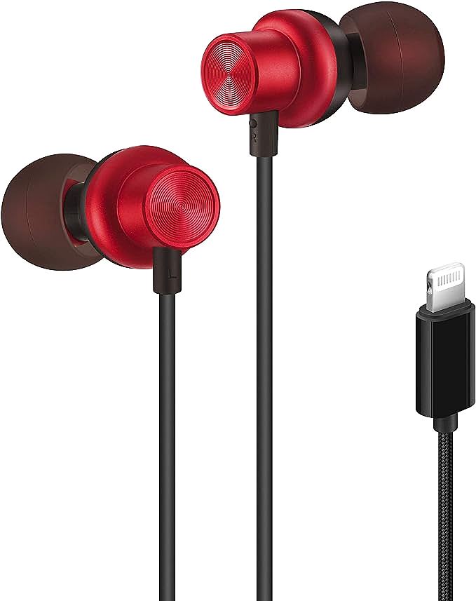 PALOVUE EarflowPlus Lightning Earbuds: Superior Sound Quality and Plug-and-Play Convenience