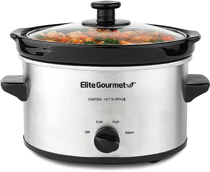 Elite Gourmet MST-275XS# Electric Oval Slow Cooker
